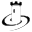 Favicon negro sobre fondo blanco